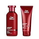 Wella Professionals Repair and Rebuild Professional Hair Care Duo for All Types of Hair Damage, Ultimate Repair Shampoo 250ml and Conditioner 250ml Bundle