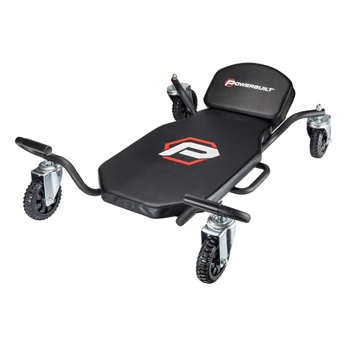 Powerbuilt Big Wheel Creeper, Overlanding, Off Road Wheels, Adjustable Head Rest - 642955ECE