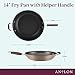 Anolon Advanced Hard Anodized Nonstick Frying Pan / Fry Pan / Hard Anodized Skillet with Helper Handle - 14 Inch, Brown,84121,Bronze