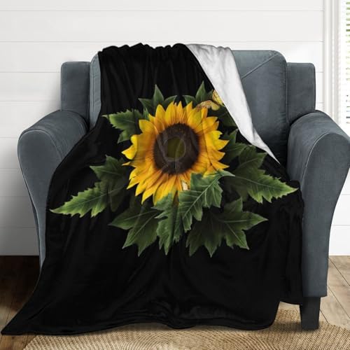 Couverture flanelle douce légère canapé lit motif imprimé - 5