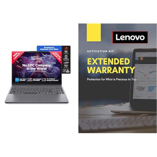 Image of Lenovo Ideapad Slim 3 13Th Gen Intel Core I5-13420H 15.3 inch(38.8Cm) WUXGA IPS Laptop(16GB RAM /512GB SSD /Windows 11 /of + Lenovo 1 Year Extended Warranty with Onsite Service (5WS0K75657)