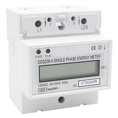 Heschen Einphasen-Energiezähler, DDS238-4, 220VAC 100Amp 60Hz,...