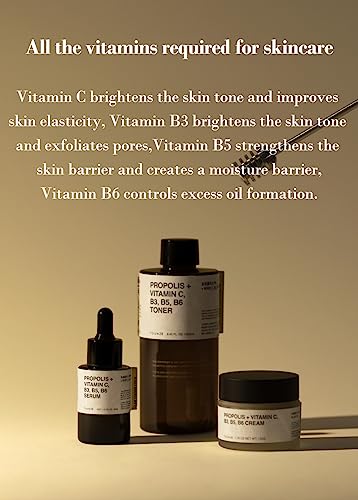 TOUN28 Propolis Vitamin C B3 B5 B6 Serum 1.01 fl.oz / 30ml | Nutrient Face Serum for Dry and Tired Skin | With Propolis Extract and Pure Vitamin C | Allergen-free and Cruelty-free - Image 4