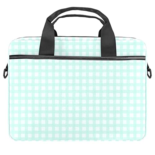 Sacoche bandoulière pc portable 13 14 pouces sac ordinateur vintage vagues japonaises bleu
