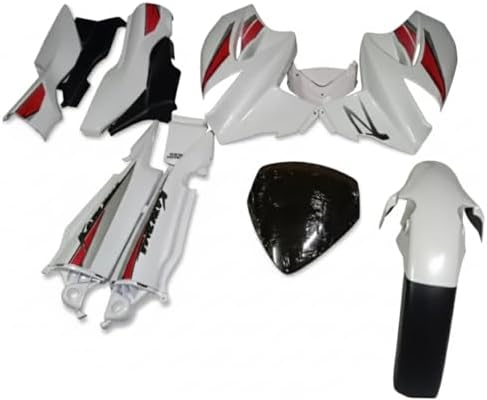 Karizma R Side Panel PURJAH Fairing Kit for Karizma R | ABS Plastic White Body Cover Set ...