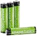 AmazonBasics AAA Rechargeable Batteries (4-Pack) Pre-charged - Packaging May Vary