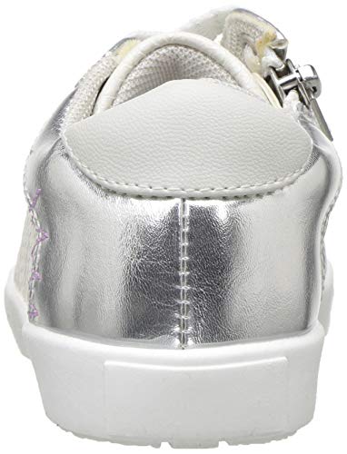 Jumping Jacks Girl's Stacy Sneaker, Silver/Metallic, 30 EU/12-12.5 M US Toddler3