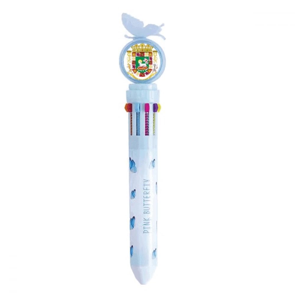 Stylo à bille rétractable Puerto Rico, une idée cadeau avec emblème - 4