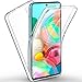 AROYI Coque Samsung Galaxy A71, Samsung Galaxy A71 Transparent Housse Silicone TPU Gel et PC Rigide 360 Degres Protection Anti Choc Full Body Etui Case pour Samsung Galaxy A71