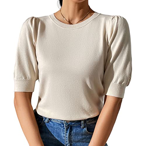 Décontracté t-shirt simple femme résistant aux plis idéal pour éviter le repassage quotidien
