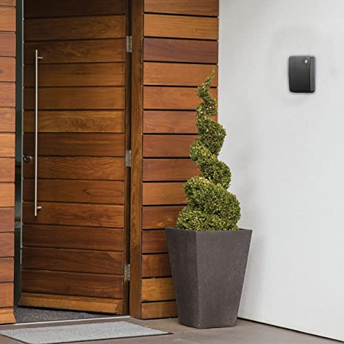 National Lighting IP44 Rated Dusk To Dawn Photocell Sensor Light Switch For Outdoors - Weatherproof With Adjustable LUX Control - Compatible With Multiple lights | Black