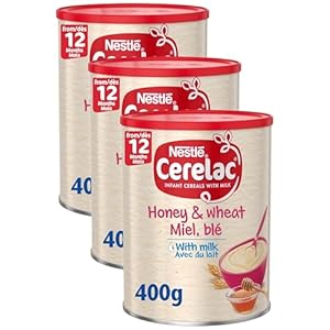 Cerelac Honey & Wheat Toddler Cereal with Milk 400 g | from 12 Months+ | Toddler Cereal (Pack of 3)