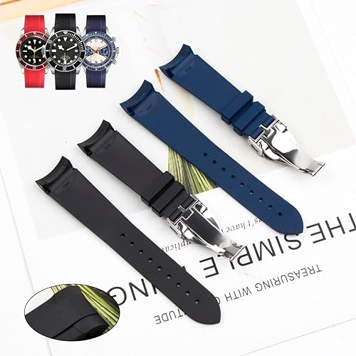Bracelet montre caoutchouc 22mm idéal sport et bureau