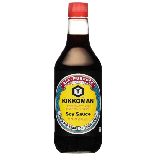 Kikkoman Soy Sauce – Traditionally Brewed, Healthy and Authentic, Gluten-Free, Pleasant Smell...