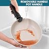 Universal Pan Handle Removable Detachable Handle Pots and Pans Handle Replacement Fits All Cookware Durable (Black) #4