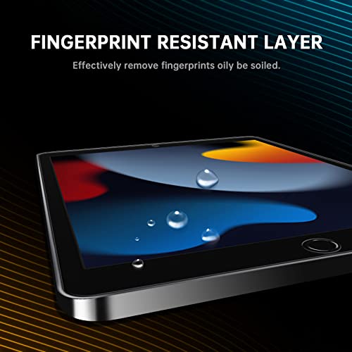 Avakot 2 Pack Screen Protector For Ipad 10.2 | Tempered Glass Film Compatible With Ipad 9Th Generation 10.2 Inch 2021/2020 | Anti- Scratch Sensitive Dropproof Screen Protector For Ipad 8Th/7Th Gen #TOP3