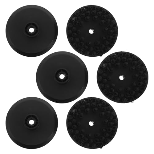 TOVINANNA 6 Cabezales para Limpiador a Vapor de 76 CM Cepillos Aplicables para Superficies Duras Accesorios de Limpieza para Cocina y Baño Juego de 6 Piezas con Cerdas Resistentes al Calor