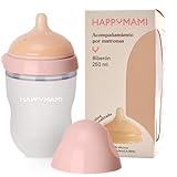 CONÇU SELON LA FORME DE VOTRE SEIN : Chaque biberon Happymami est fabriqué individuellement, adapté à l'anatomie de chaque maman. Indiquez vos mesures et l'âge de votre bébé, et nous créerons le meilleur biberon pour vous.