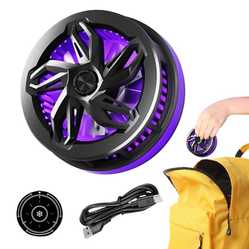 Dispositivo De Enfriamiento Magnético Para - Ventilador De Enfriamiento Portátil Para Teléfono Celular | Enfriador De Bajo Ruido, Radiador De Teléfono Celular Ligero Para Strea