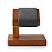 Oirlv Solid Wood Single Watch Display Stand Showcase Bracelet Bangle Jewelry Display Holder Wristwatch Holder for Men or Women(Grey)