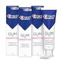 Crest Sensitive and Gum Toothpaste 4.8 oz (3 Pack), Relieves Sensitivity, Strengthens Gums, Anticavity, Clinically Proven, Antibacterial Toothpaste