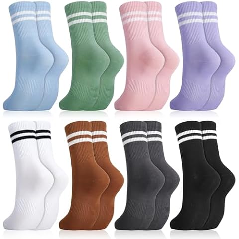 Zuimei 8 Pairs Colourful Casual Ankle Socks Cover