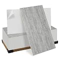 GRITHOME 10pcs 3D Thick Grey Faux Stone Peel and Stick Wall Panels 23.6"x11.8" Waterproof Backsplash Tile Peel and Stick Wall Tiles for Home Art Bedroom Kitchen Living Rooms Modern Interior Decoration