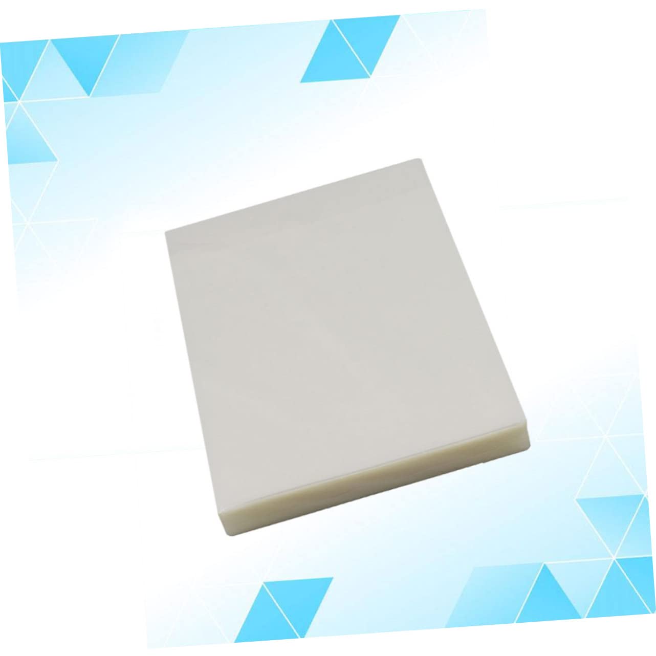 SEWACC Pochettes de Plastification Thermique Transparentes A4 0,08 Mm Film de Protection Photo Imperméable Matériel 100 Pièces pour Bureau et Maison