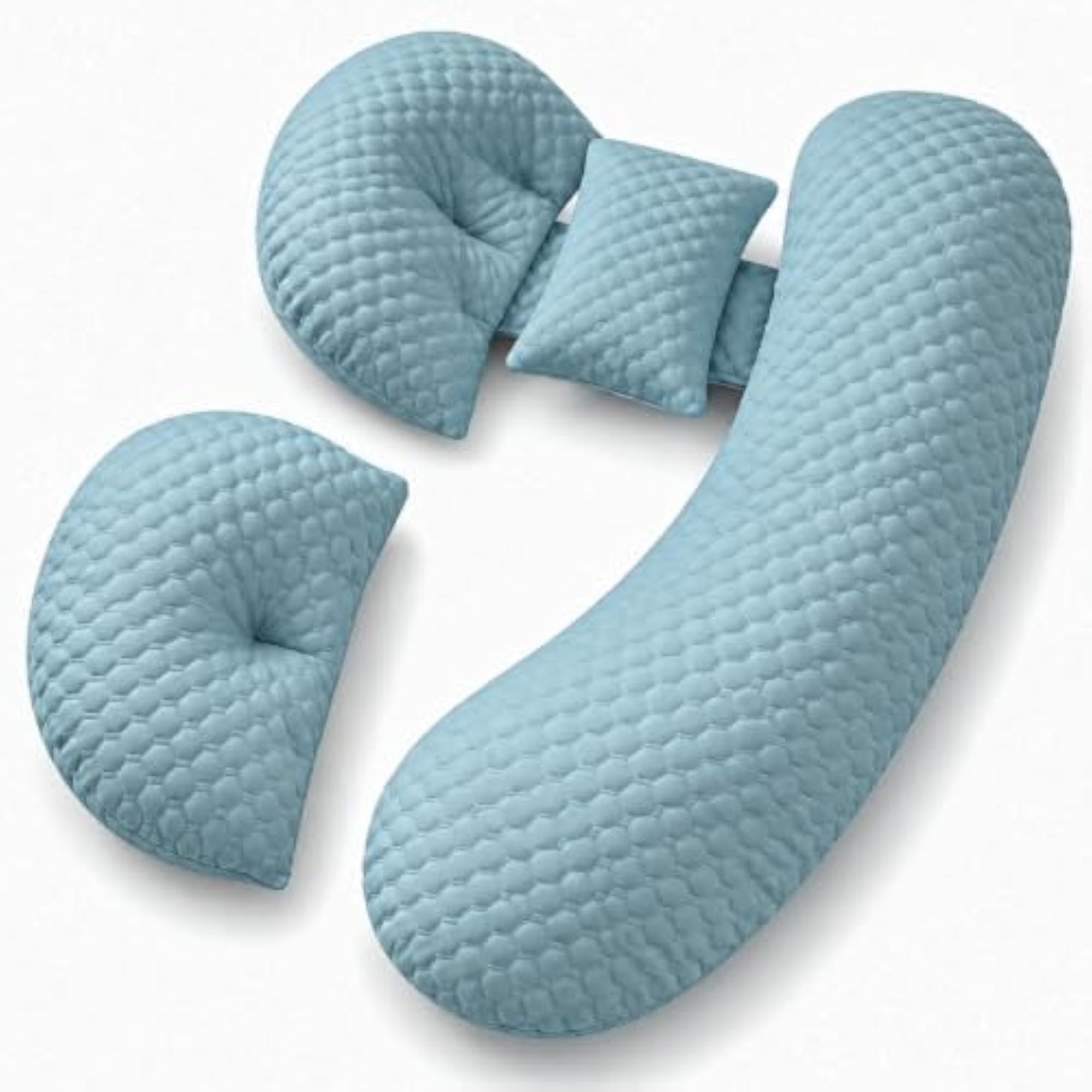 Maternity Pillow Bundle, Peach Pink & Sky Blue