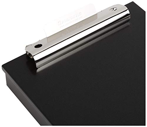 Saunders-Metal-Clipboard-with-Storage-Legal-Size-Heavy-Duty-Contractor-Grade-Clipboard-Recycled-Aluminum-Dual-Storage-Form-Holder-with-High-Capacity-Clip-Assembled-in-USA-Black-Cruiser-Mate