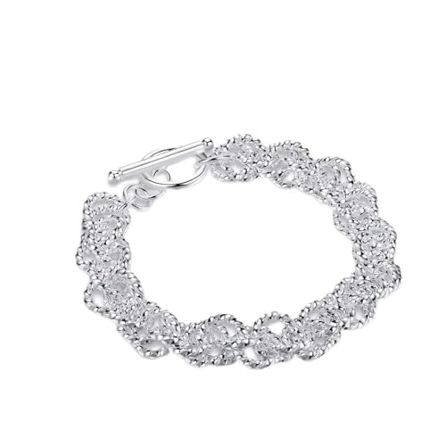 Bracelet 10mm chaînes torsadées idéal pour sublimer vos tenues de bureau et de soirée