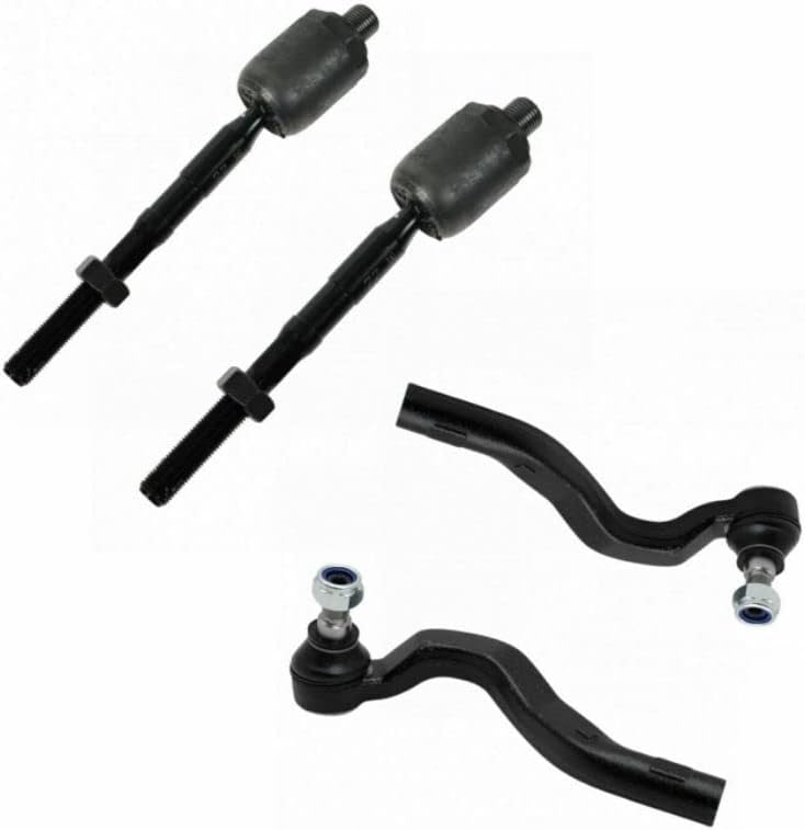 Replacement Front Outer and Outer Steering Tie Rod End Linkage Kit Driver Passenger Side Set Mechanics Choice for E320 E430 AWD