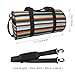 Sports Gym Bag for Women Men Travel Duffel Bag Tote Weekender Bag Carry on Overnight Bag for Travel Swimming Fitness Workout Sports Fashion Striped Duffle Bag