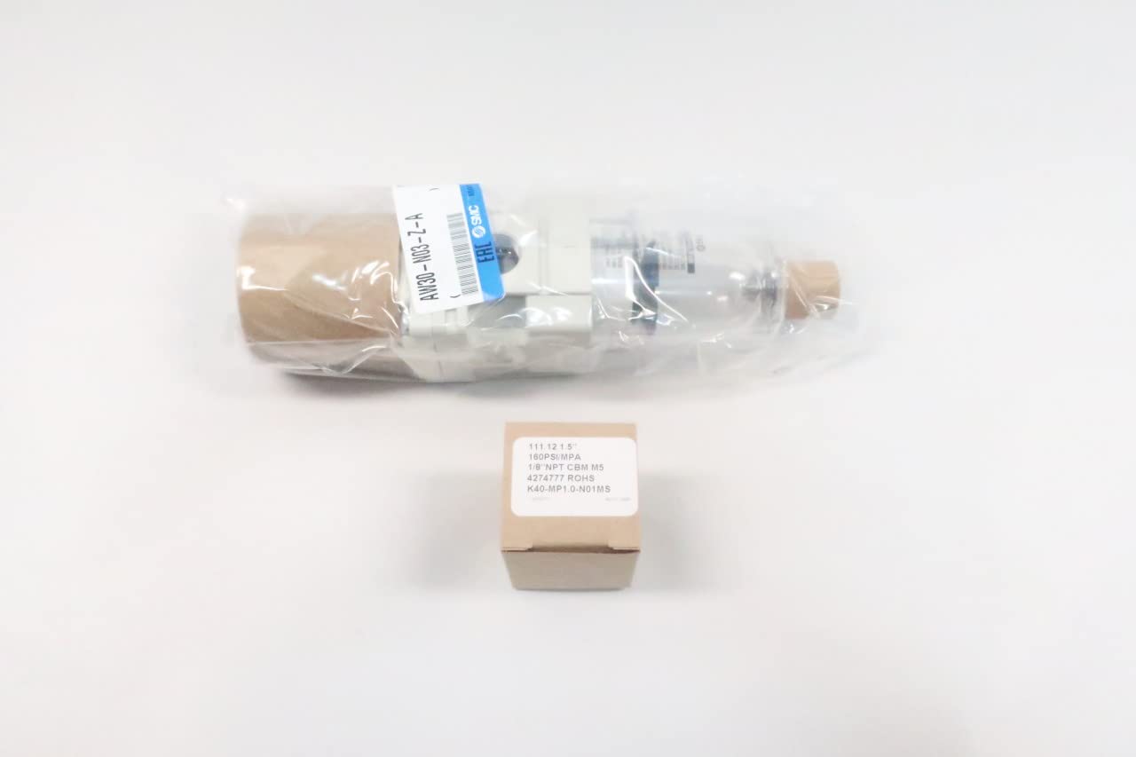 SMC AW30-N03-Z-A Pneumatic Filter-Regulator 150PSI 7-100PSI 3/8IN