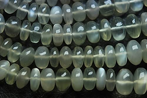 Pierre de lune véritable LKBEADS perles rondelles lisses 13-7mm pour création de bijoux DIY