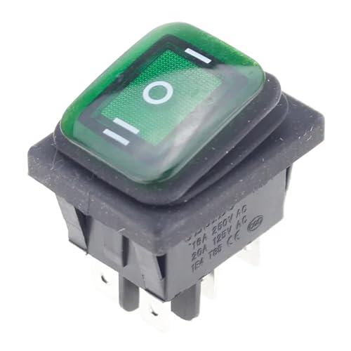 Interrupteur à bascule étanche ON OFF ON commutateur DPDT auto 12V