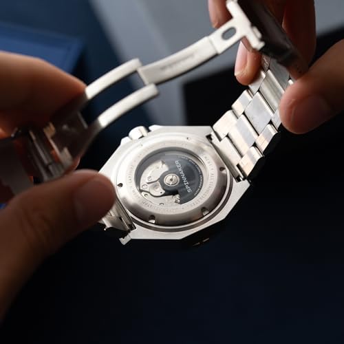 Image of Spinnaker Men's 44mm Dumas Automatic Watch with Solid Stainless Steel Bracelet SP-5081