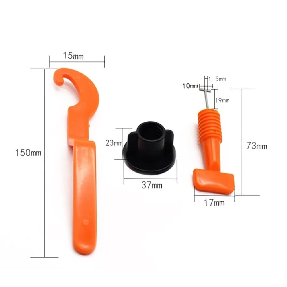 Kit Livellatore Piastrelle - 25 Distanziatori Livellatori + 100 Distanziatori Con Chiave - Riutilizzabili - Foto 6