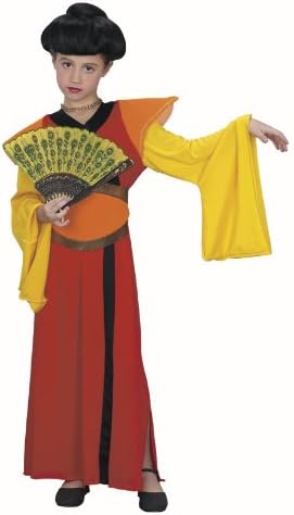Child's Geisha Japanese Girl Costume (Size:Small 4-6)
