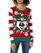 Ugly Christmas Sweater Women's Light-up Reindeer Wreath