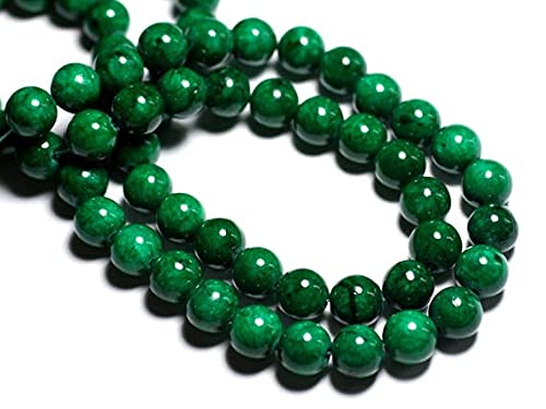 Beads Jade balls 10mm Green bijoux perles vertes loisirs