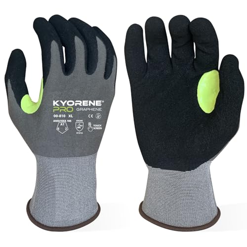 Armor Guys 00-810 Kyorene Pro Graphene Gloves – ANSI A1, X-Large, 3 Pairs