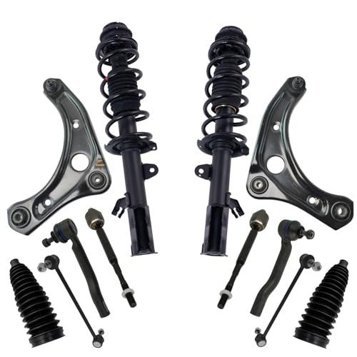 TRQ Front Steering & Suspension Kit Complete Strut & Coil
