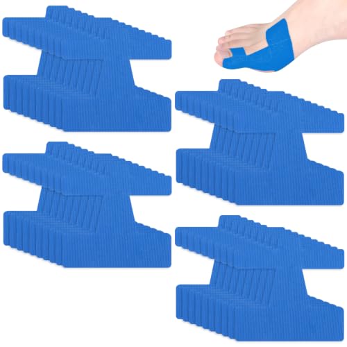 40 Cintas Kinesiotape Corrector de Juanetes Hallux Valgus para Pies(Azul)