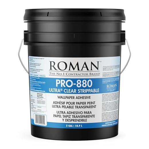 Ultra Clear Wallpaper Adhesive (5 Gallons)