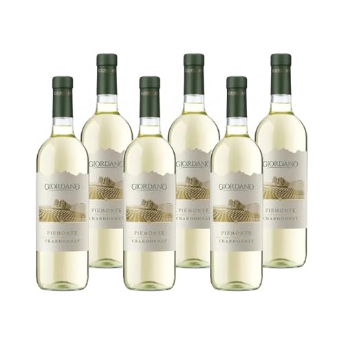 Giordano Vini - Set Vino 6 Bottiglie 4500ml, CHARDONNAY PIEMONTE