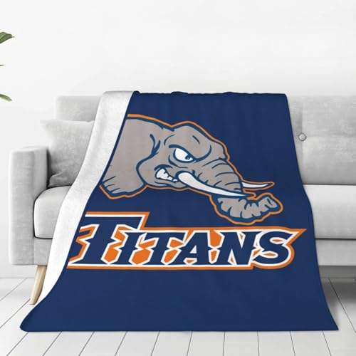 Cal State Fullerton Titans Ultra-Soft Micro Fleece Blanket Multi-Size Flannel Blanket