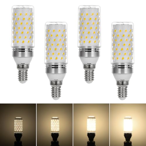 I-SHUNFA Lampadine LED E14 A Mais Dimmerabili, Bianco Neutro 4000K 7W 1000LM LED E14 A Mais, Sostituiscono Le Lampadine Alogene Da 70W, Lampadine LED Per Lampadari (Confezione Da 4)