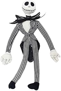 Nightmare Before Christmas Doll Jack Skellington Plush Stuffed Toys Cute Skeleton Plush Doll Toy Decorative Props Doll Plush Doll For Halloween Christmas Birthday Gift, 50cm