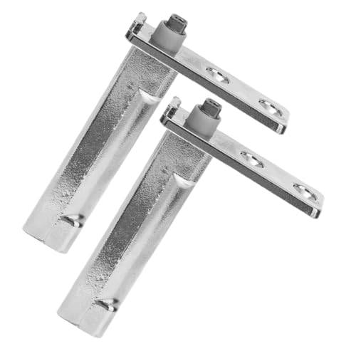 DIKACA 2 piezas Bisagras Metálicas Automáticas para Puertas de Frigorífico y Congelador Cierre Automático con Posicionamiento Accesorio Resistente y Fácil Instalación Repuesto para